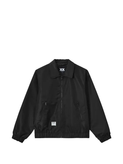FINGERCROXX logo-print zip-up jacket