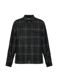 Burberry Check wool cashmere overshirt
