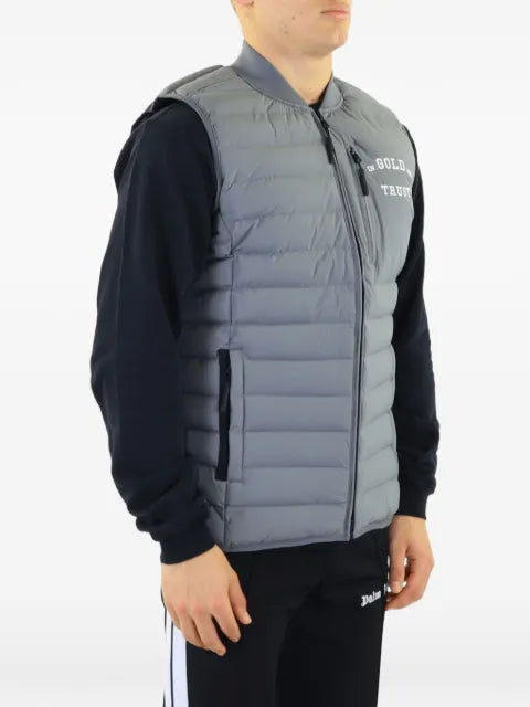 In Gold We Trust The Glory quilted gilet