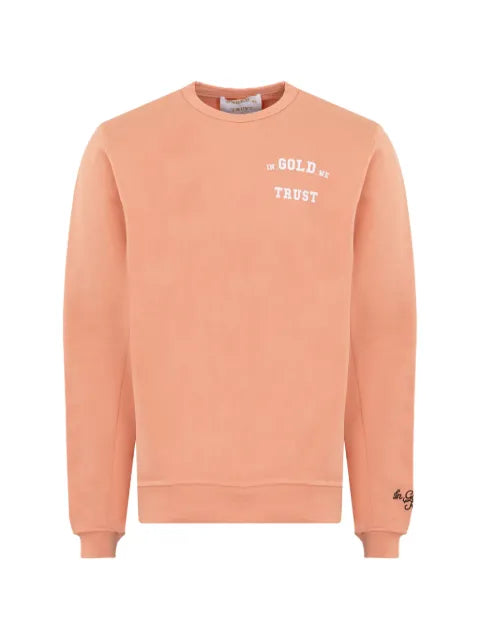 In Gold We Trust logo-print sweatshirt