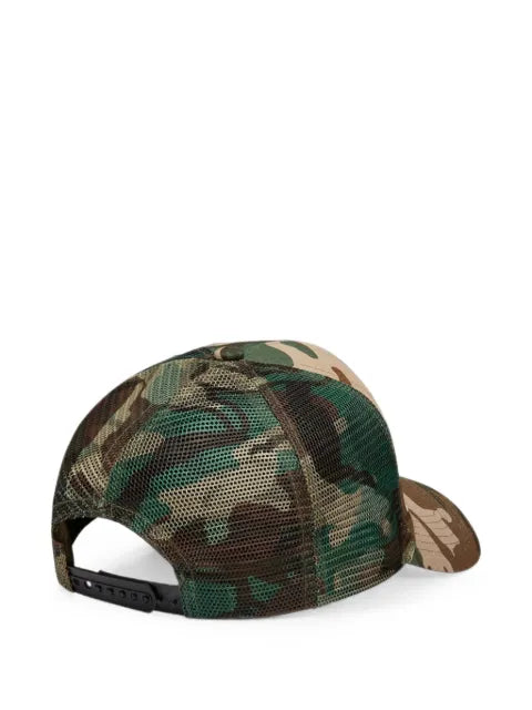 ICECREAM Running Dog camouflage-print cap