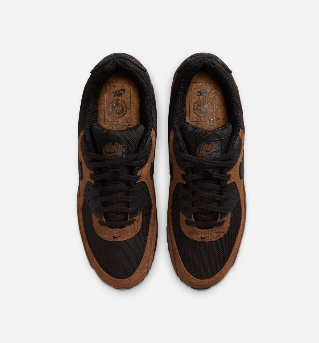 Air Max 90 Premium Men's Lifestyle Shoes - Light British Tan/Velvet Brown/Black