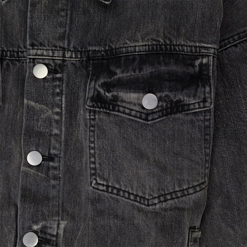 Black Vintage Trucker Jacket