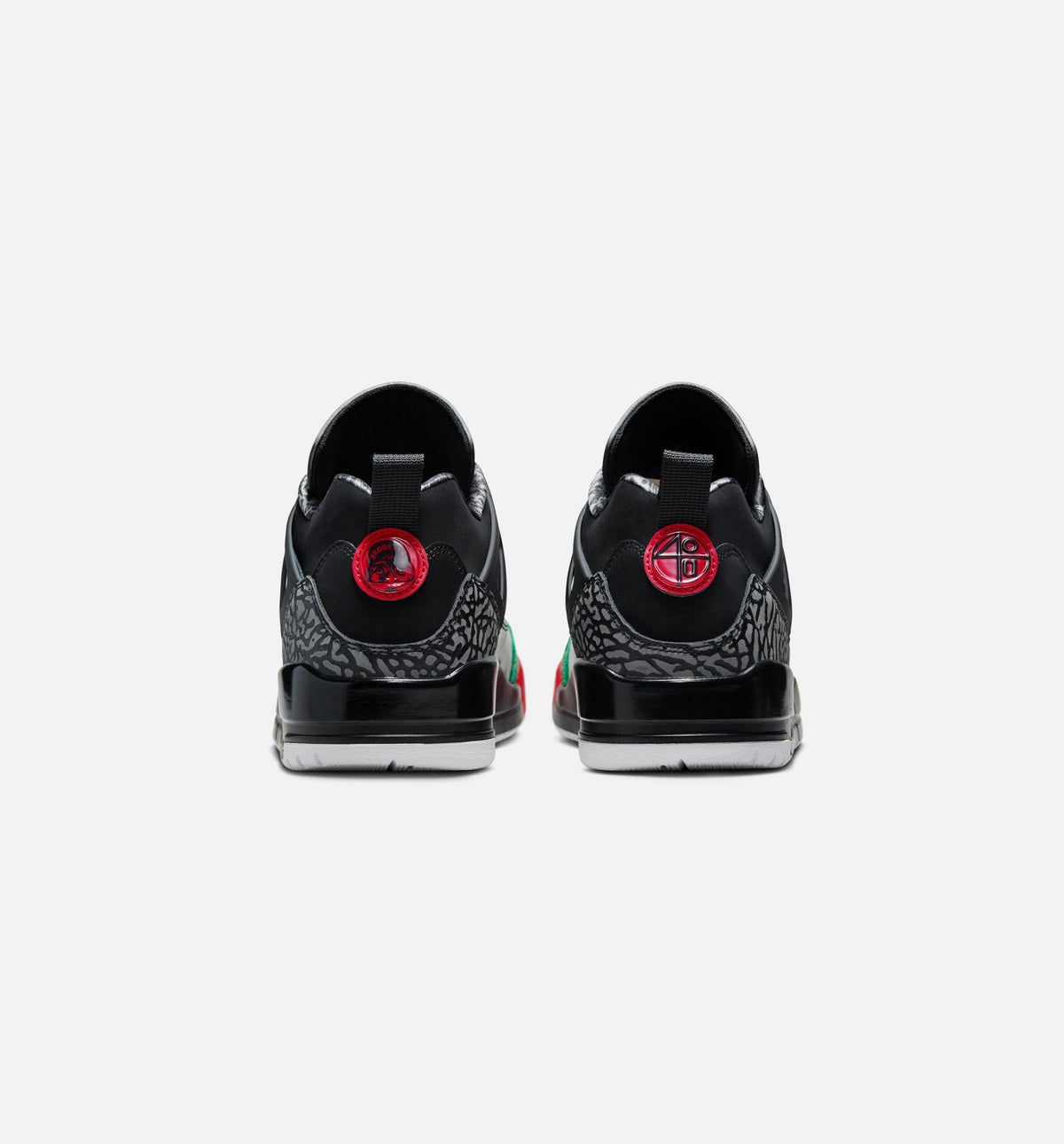 Spizike Low Men's Lifestyle Shoes - Black / Classic Green / Varsity Red