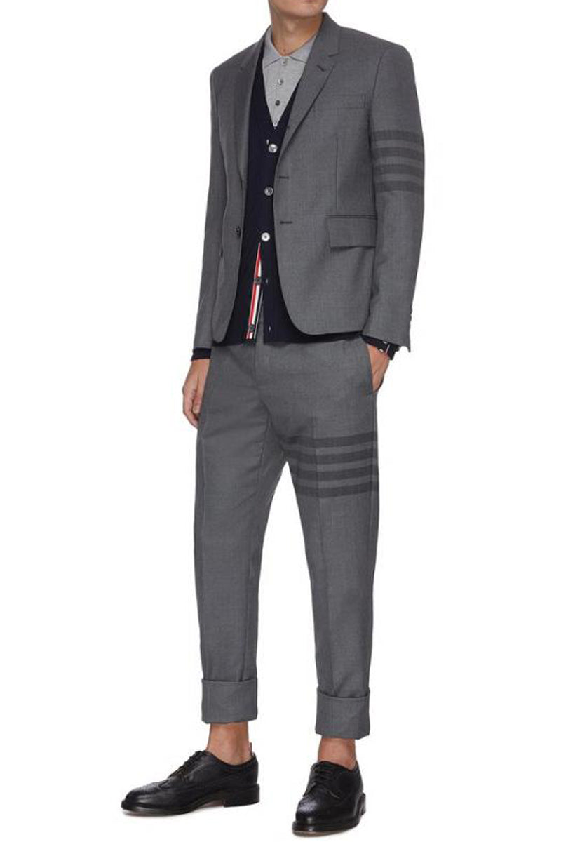Men's Classic 4 - Bar Jacket - Heritage Tailoring - Signature Details | Thom Browne
