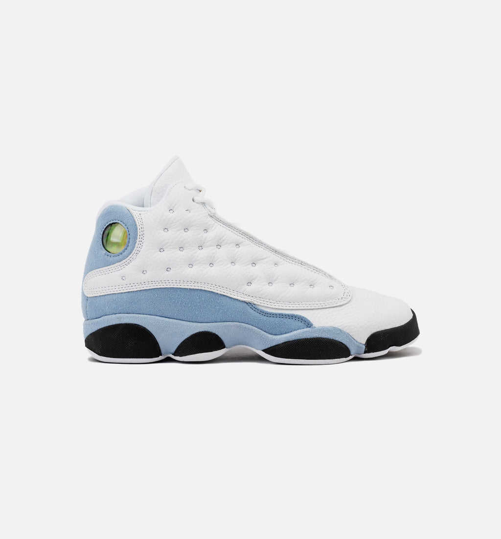 Air Jordan 13 Retro Blue Grey | Grade School Lifestyle Shoe | White/Blue Grey/Black/Wheat