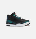Air Jordan 3 Retro Black and Hyper Jade Preschool – Black/Siren Red/Hyper Jade/White