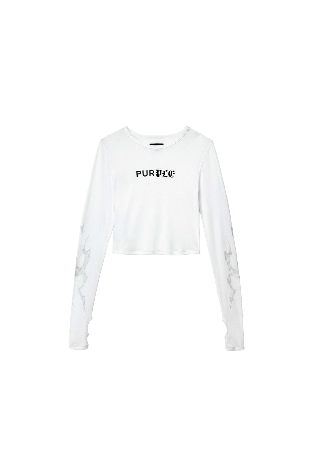 Half & Half Flames Long Sleeve