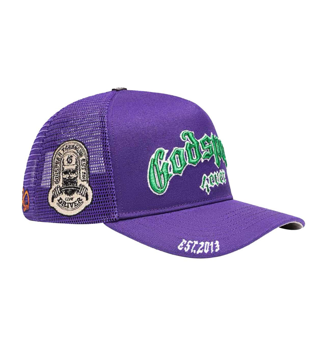 Godspeed Forever Grape Trucker Hat Purple/Green