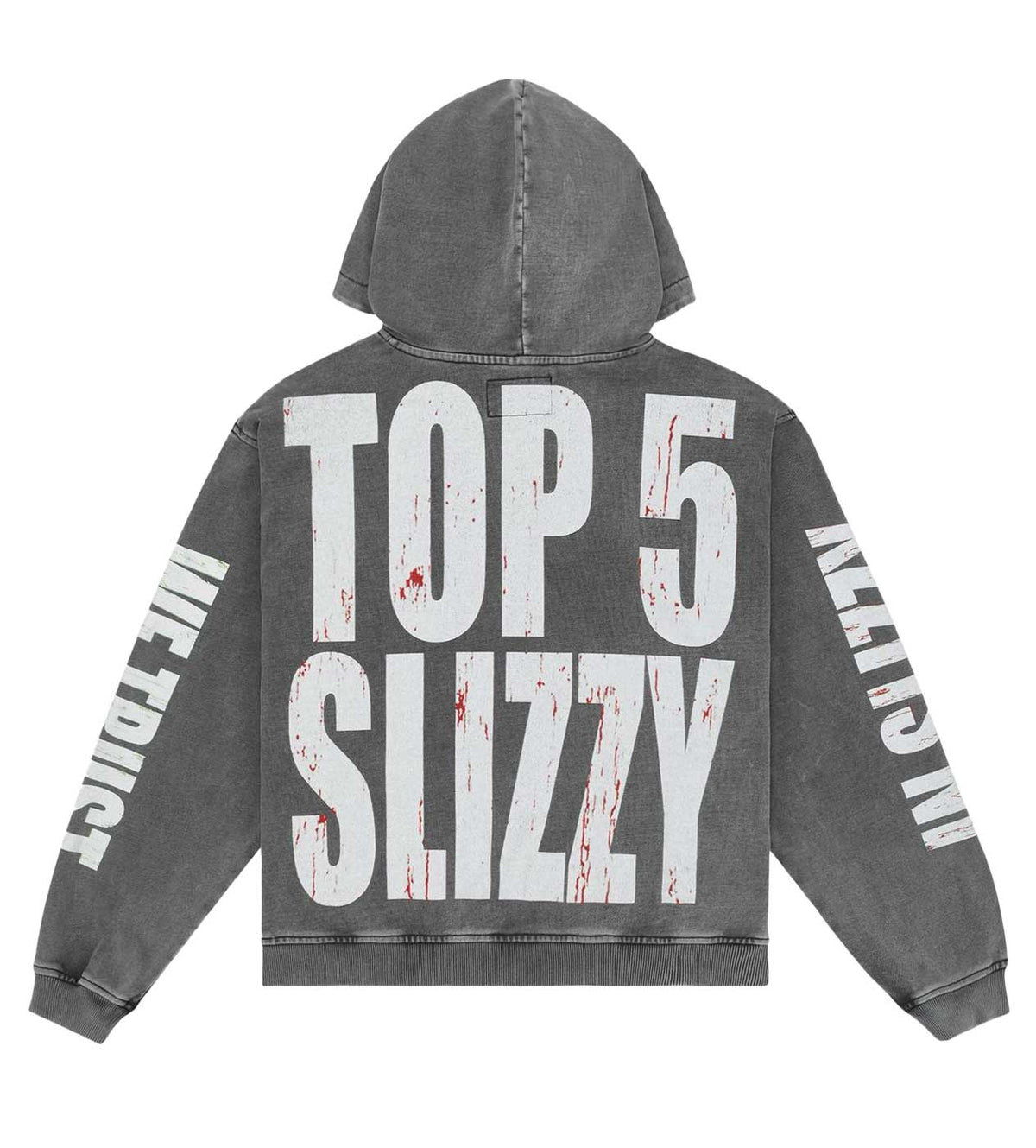 Godspeed Top 5 Slizzy VVS Hoodie Grey Wash