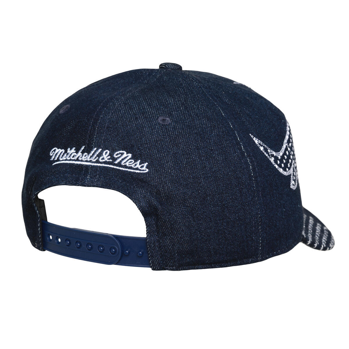 M&N NBA Chicago Bulls Run Stitch Pro Snapback Hat