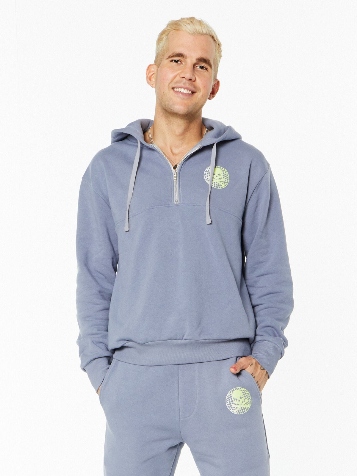 RUBY 1/4 ZIP BLUE