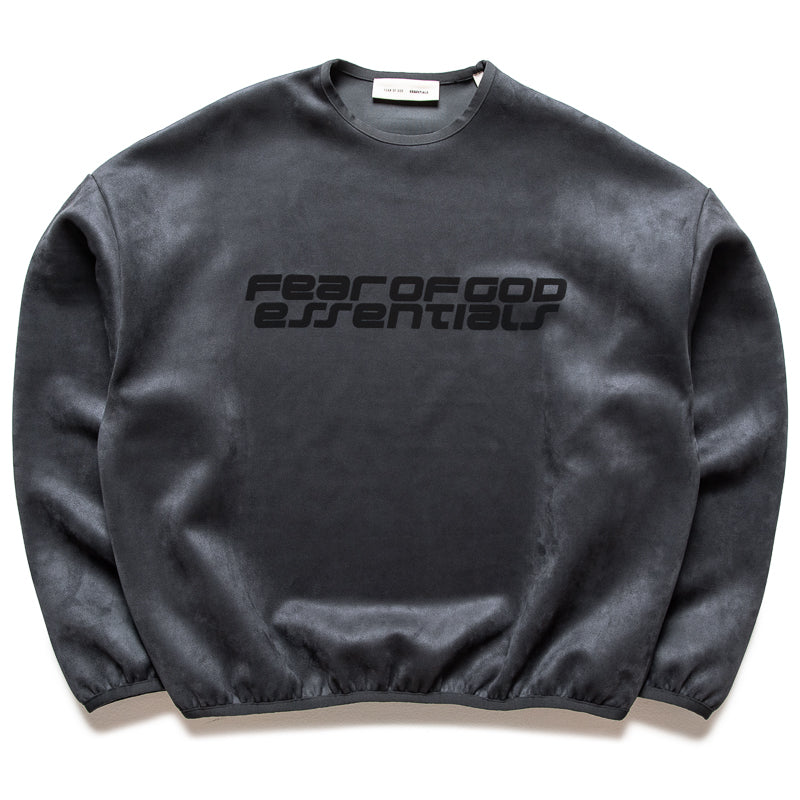 Fear Of God Essentials Modern Crewneck Sweatshirt - Iron Grey