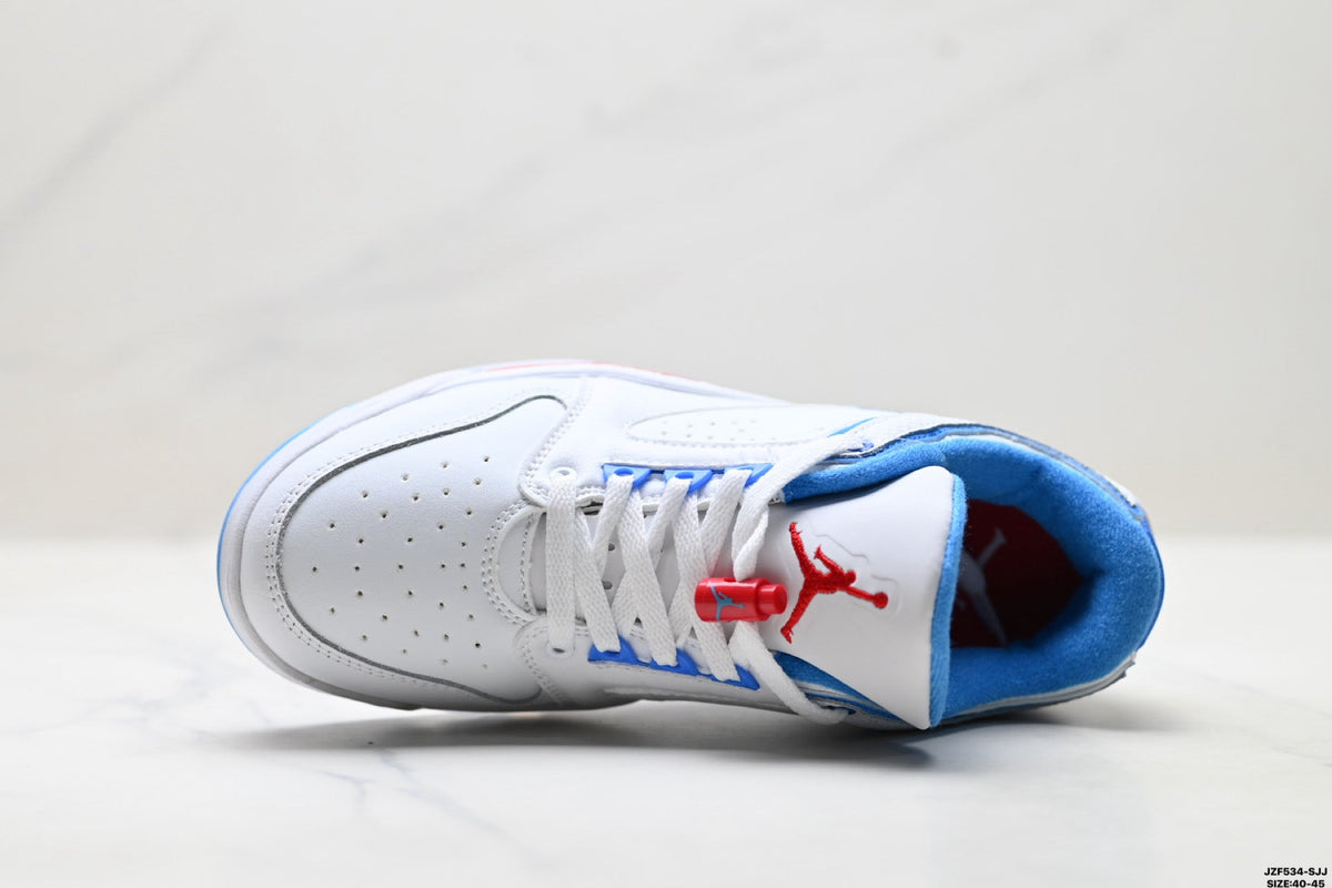 Air Jordan 5 Low White University Blue Sneakers