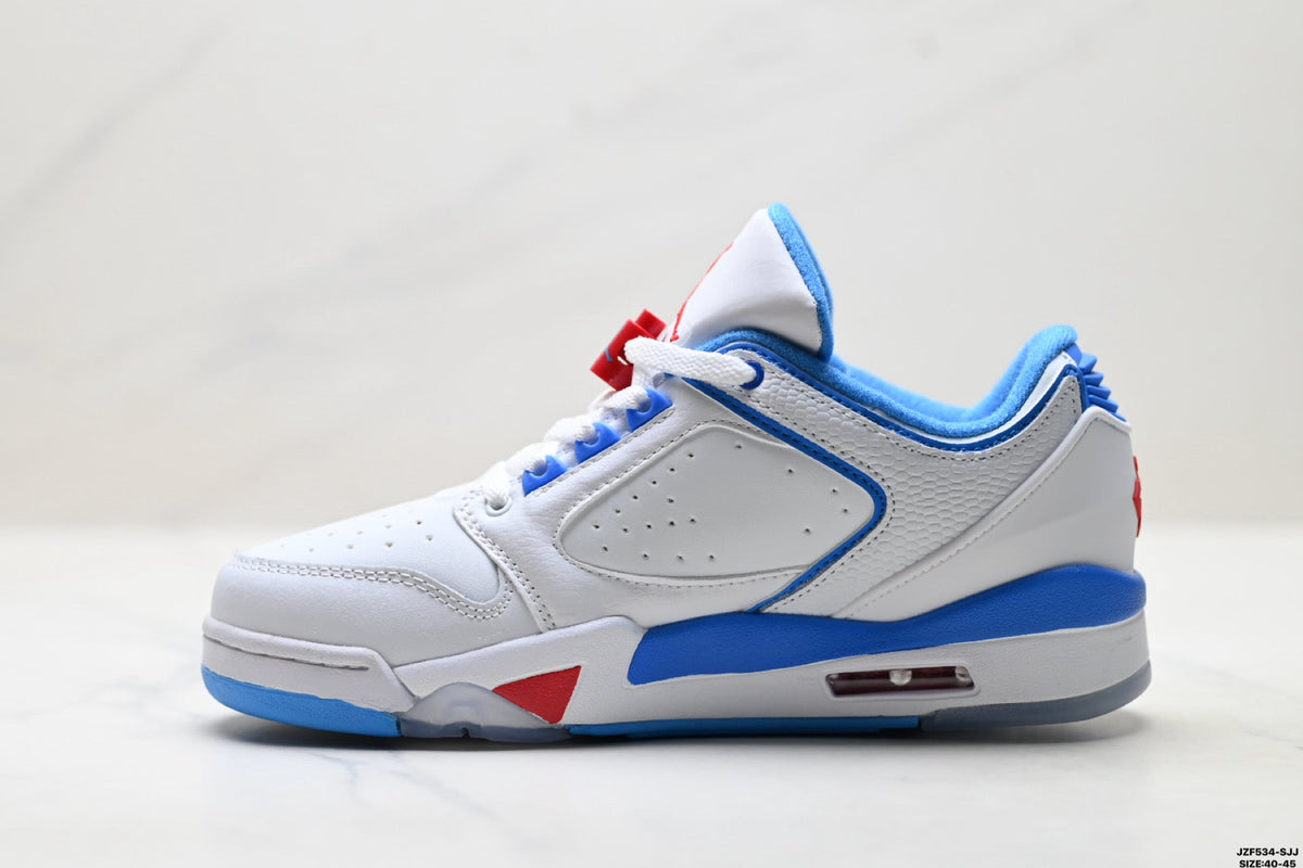 Air Jordan 5 Low White University Blue Sneakers