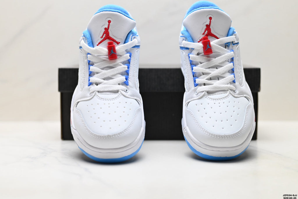 Air Jordan 5 Low White University Blue Sneakers