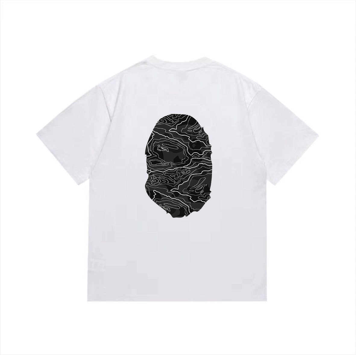BAPE Oval Front and Back Graphic Short-Sleeve T-Shirt