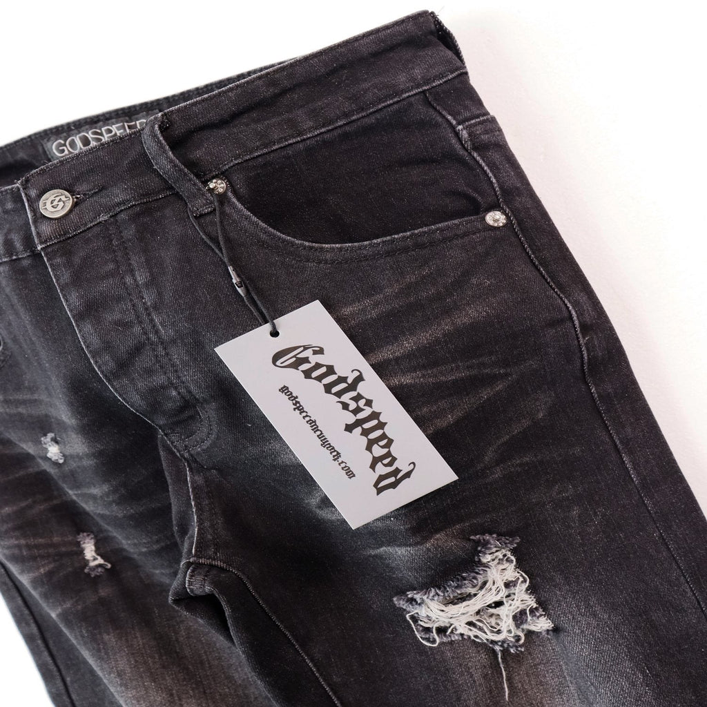 Godspeed Washed Distressed Jeans