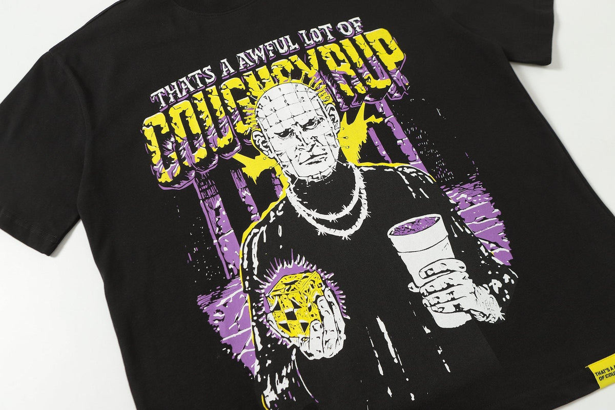 THAT'S A AWFUL LOT OF COUGH SYRUP Character Graphic Short-Sleeve T-Shirt