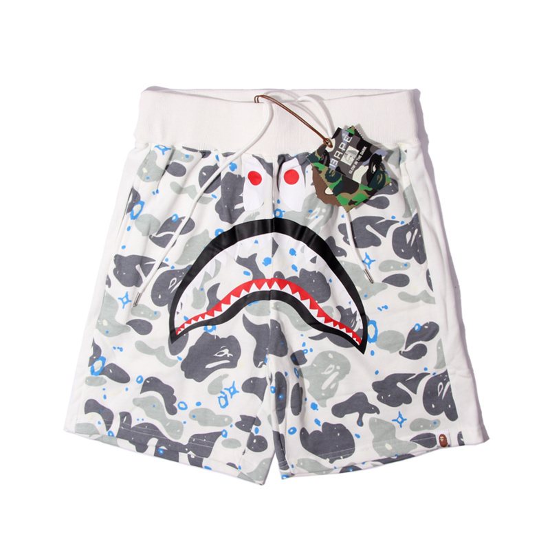 BAPE Shark Camo Graphic Shorts