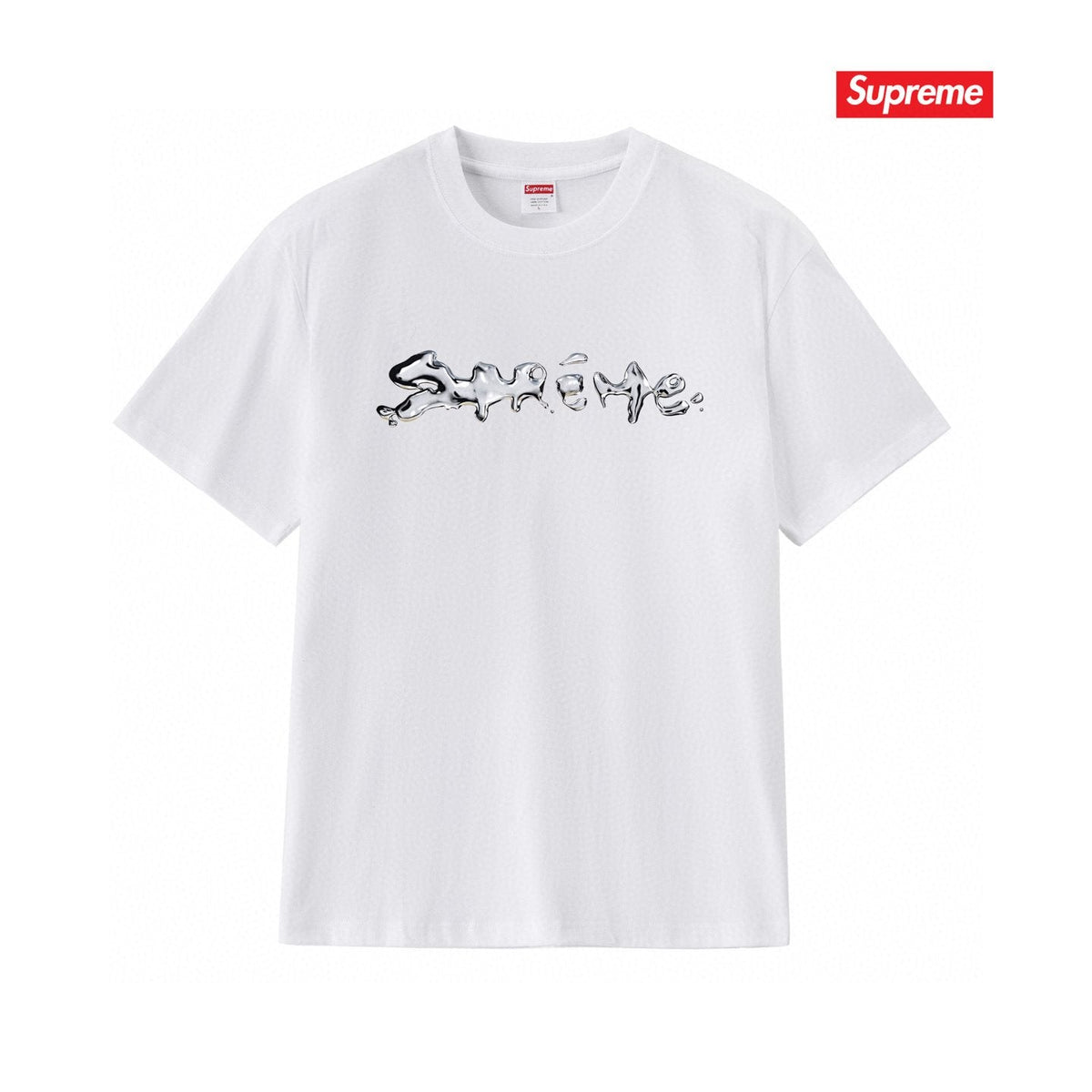 Supreme Chrome Wordmark Short-Sleeve T-Shirt