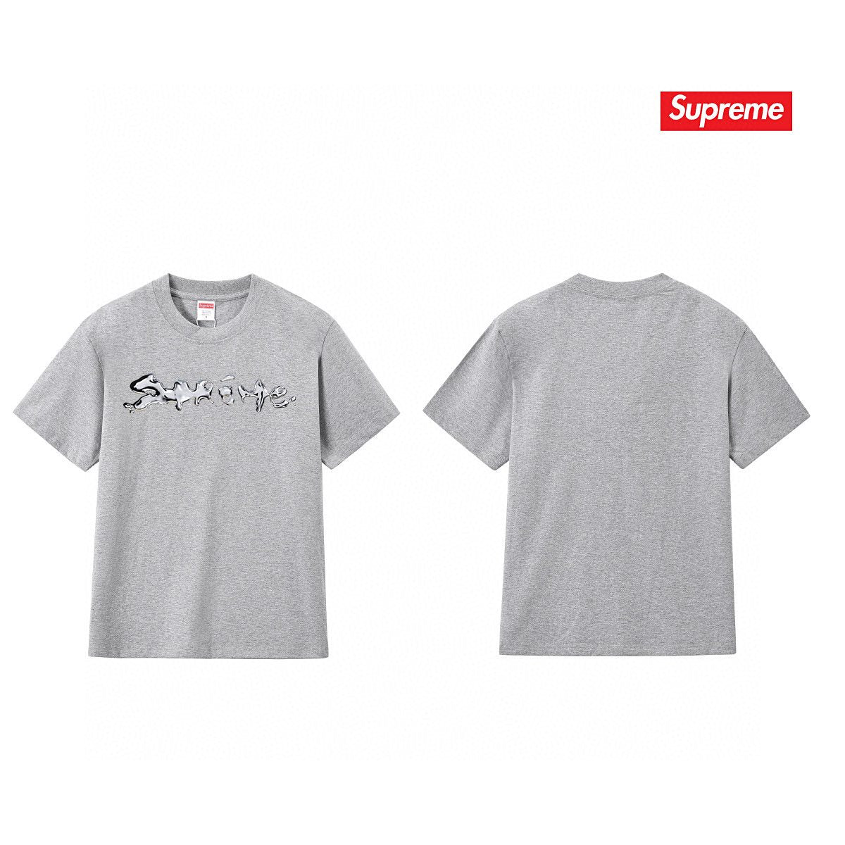 Supreme Chrome Wordmark Short-Sleeve T-Shirt