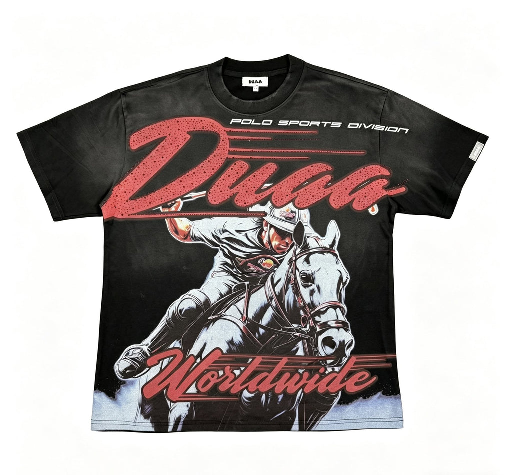 DUAA New Age Horse Rider Graphic T-Shirt