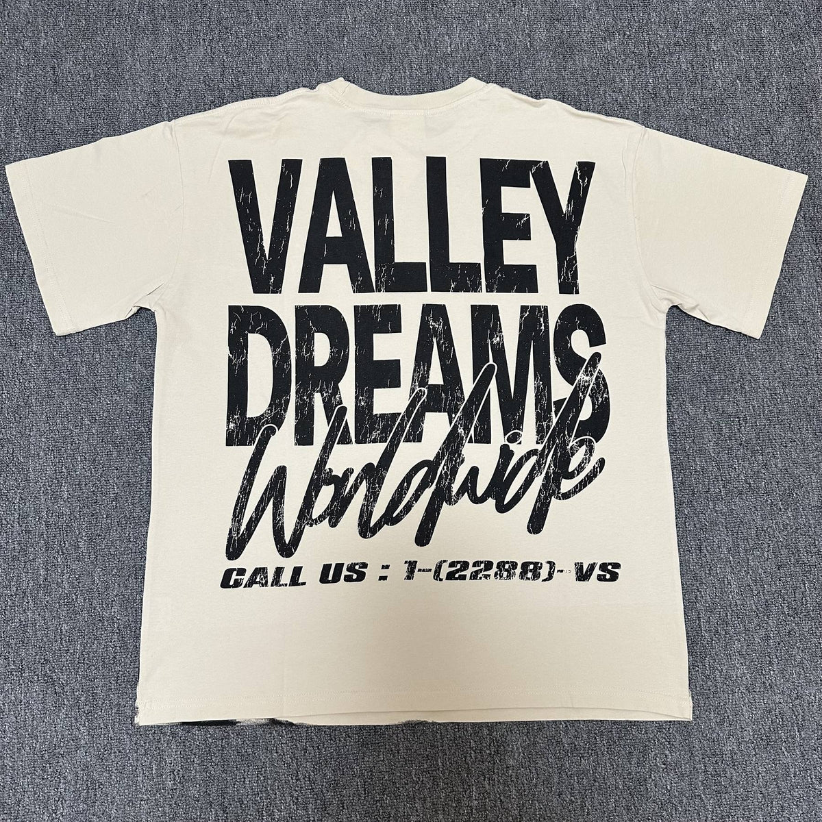 VALE USA Valley Dreams Rhinestone Graphic T-Shirt