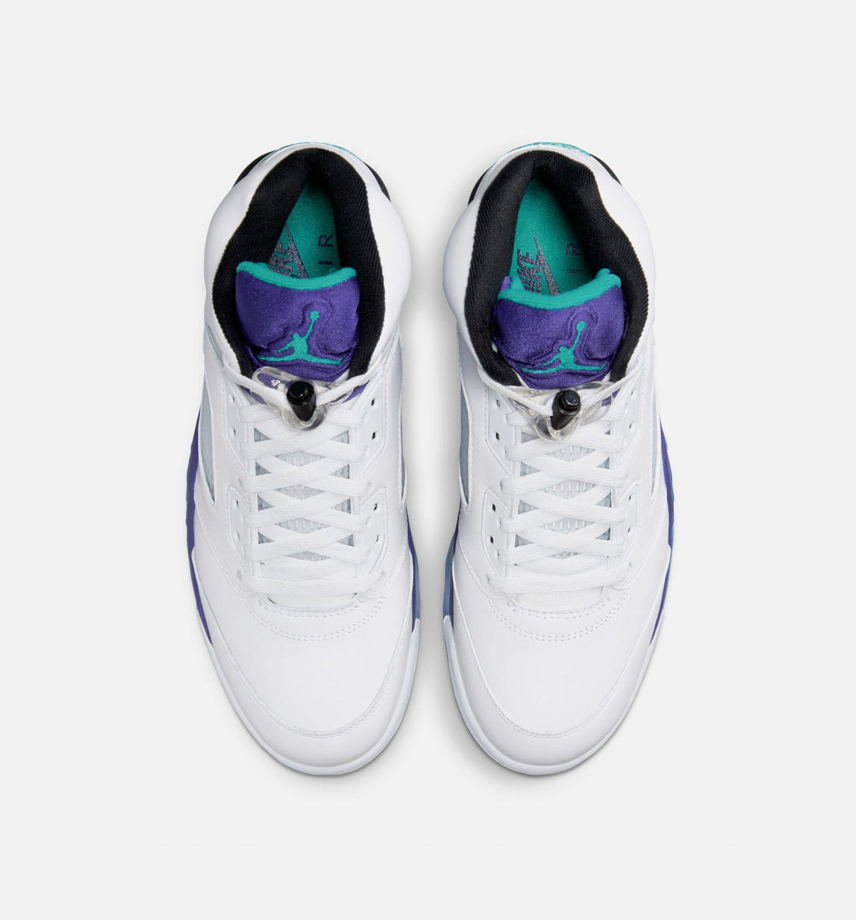Air Jordan 5 Retro Grape – Men's Lifestyle Shoe | White/New Emerald/Grape Ice/Black