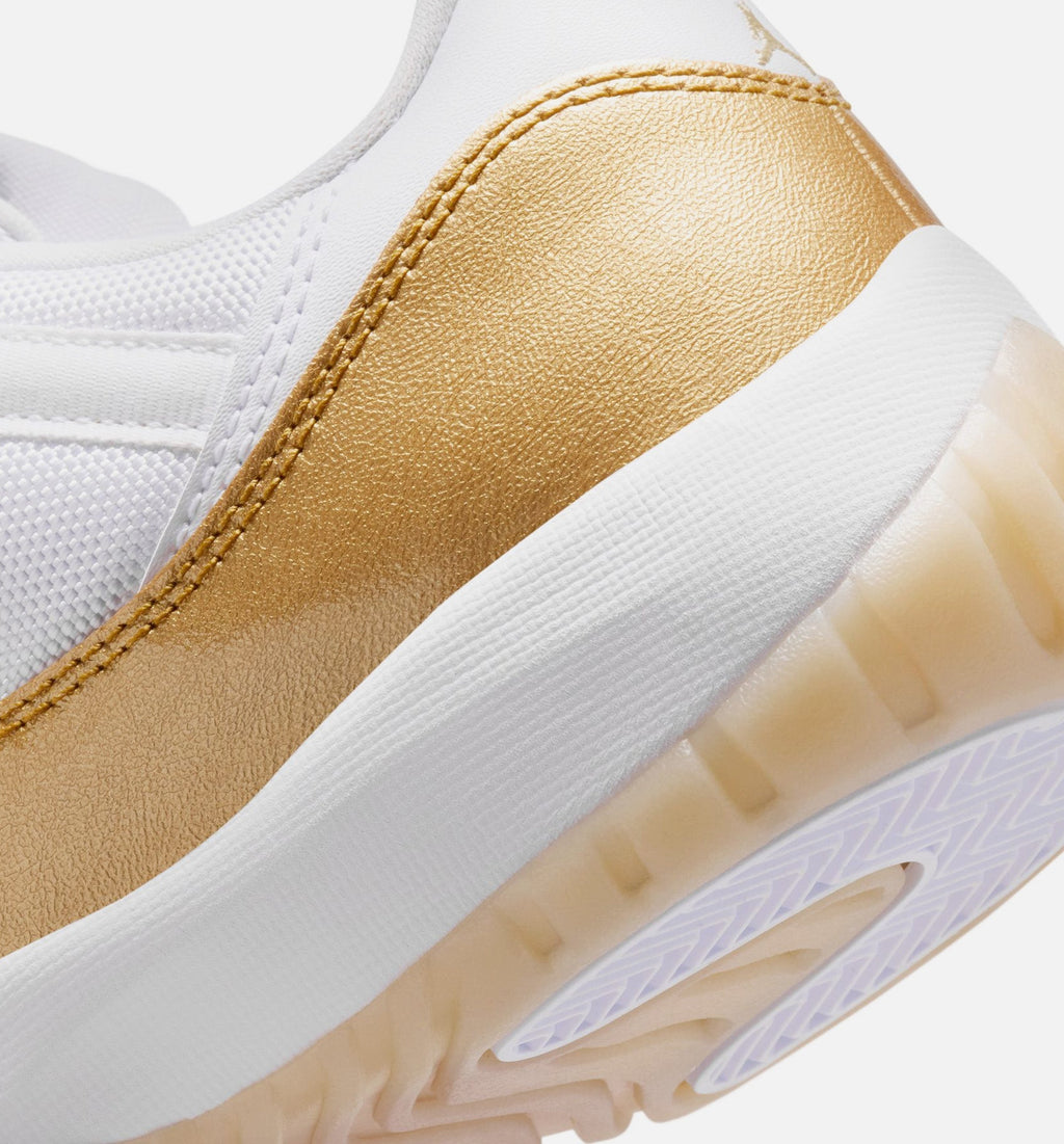 Air Jordan 11 Retro Low Mother's Day Women's Lifestyle Shoe – White/Metallic Gold/Team Gold