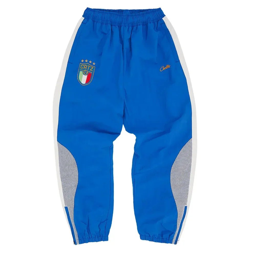 Corteiz Italia Shuku Pant Blue/White