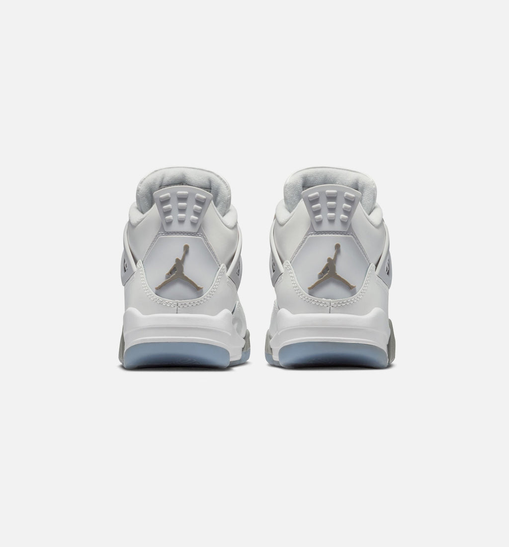 Air Jordan 4 Retro Blue Chill Grade School Lifestyle Shoe – Photon Dust/Blue Chill/Flat Pewter/White/Blue Tint