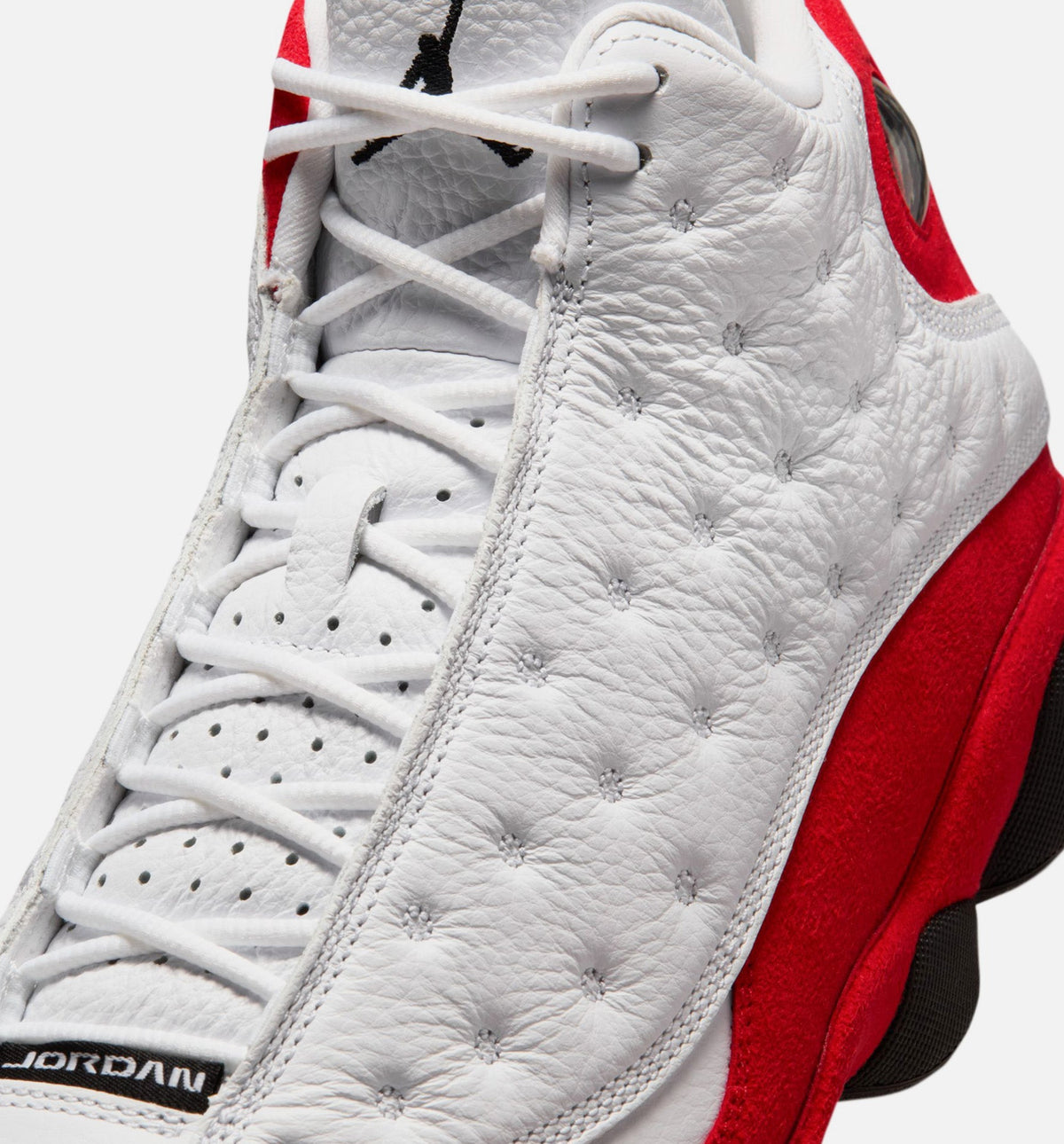 Air Jordan 13 Retro White and University Red Men's – White/Black/True Red