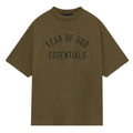 Fear of God Essentials Jersey Crewneck Tee Olive