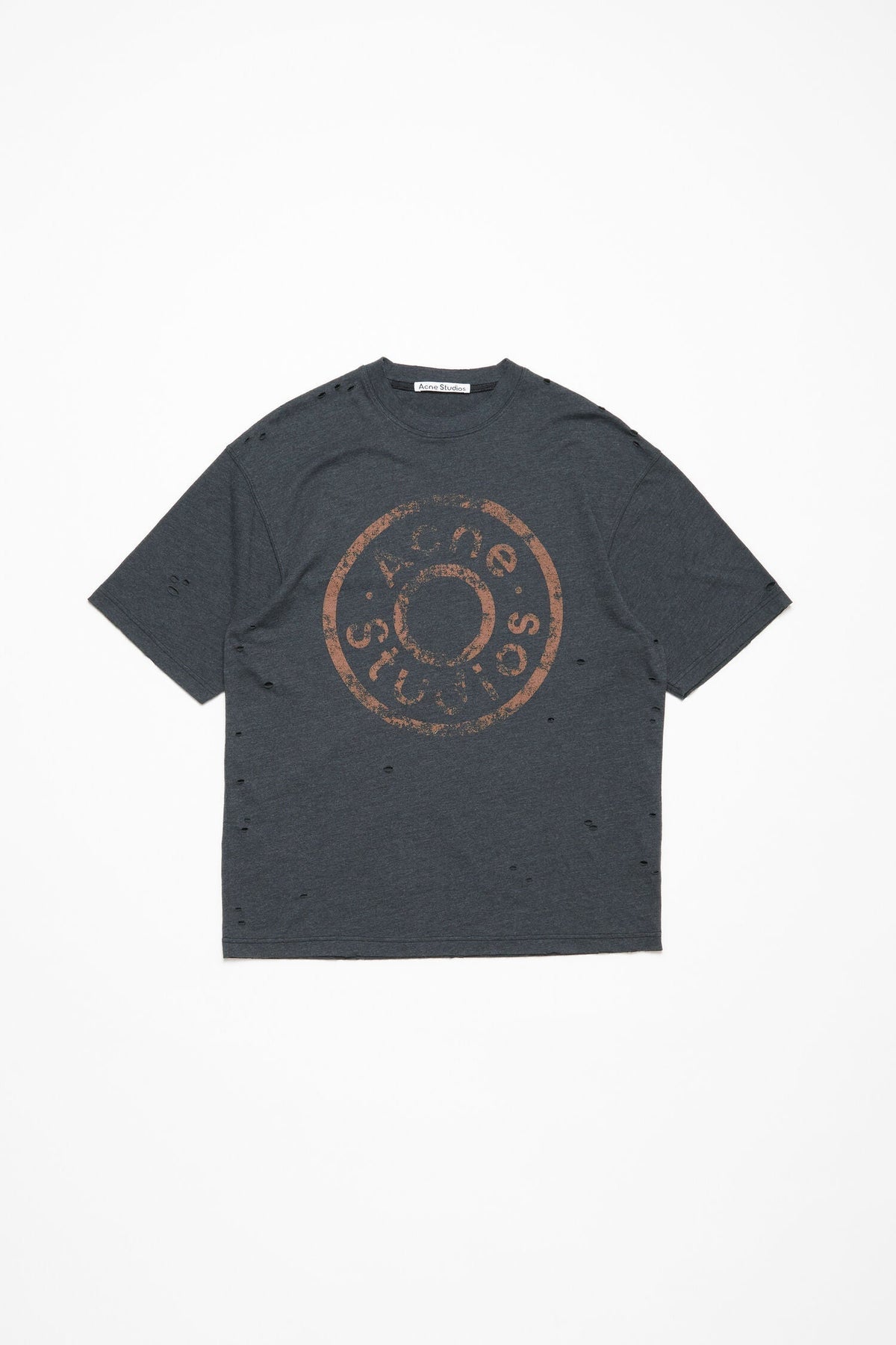Acne Studios Distressed Logo T-Shirt