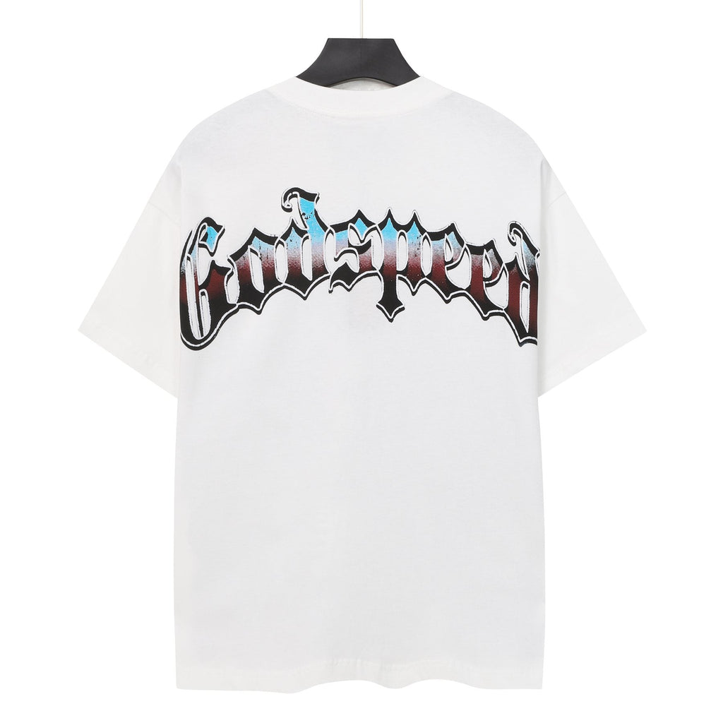 Godspeed Astronaut Floral Graphic T-Shirt