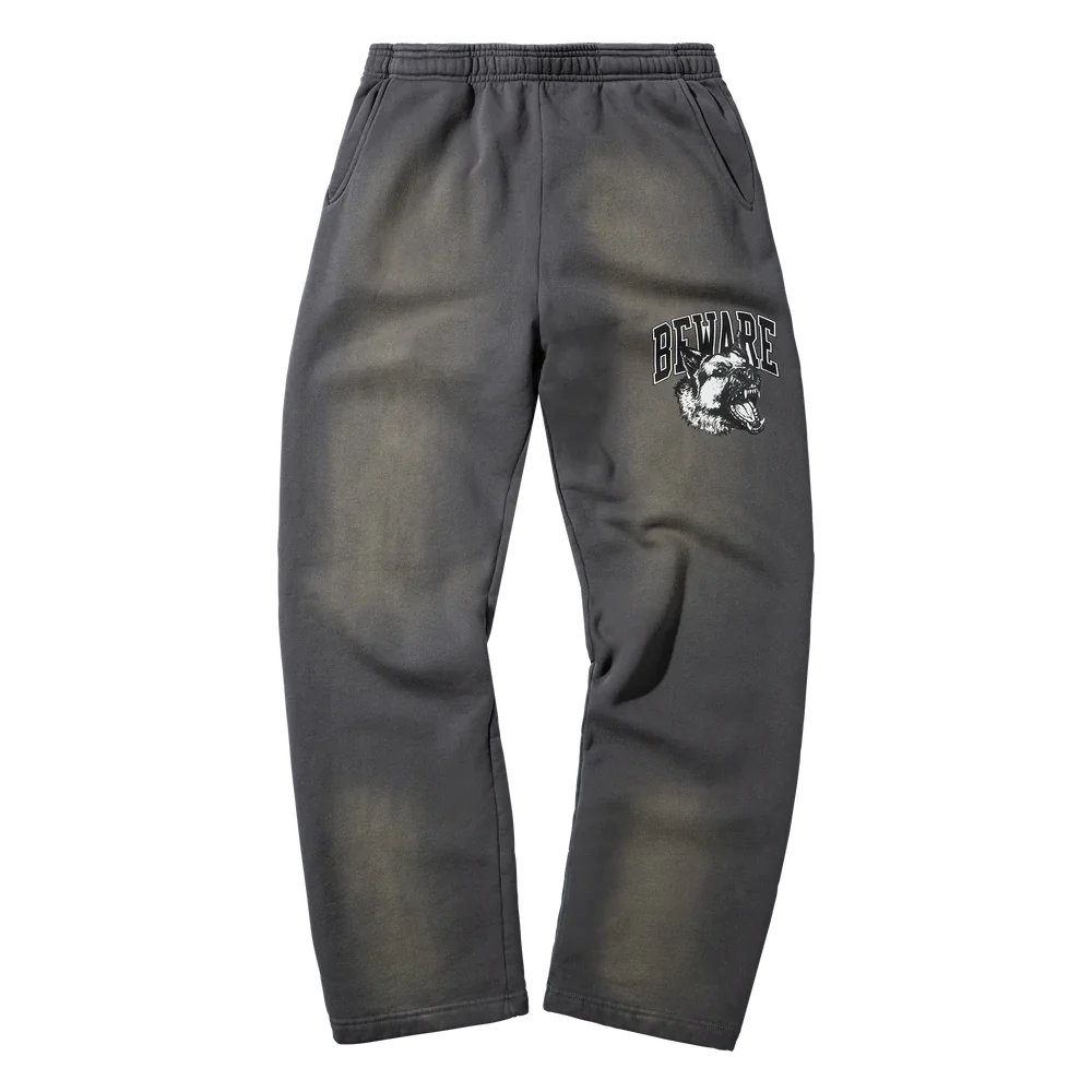Market Tonal Beware Open Bottom Sweatpants