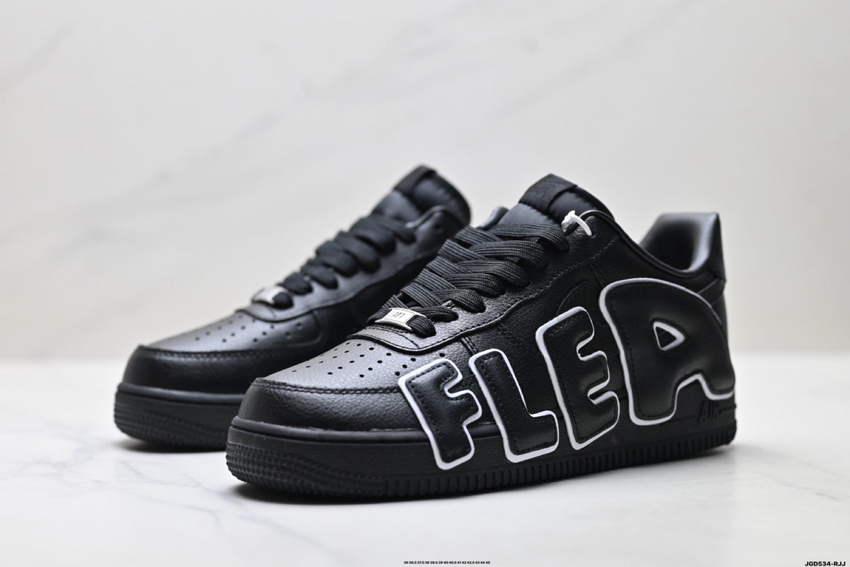 Nike Air Force 1 Low Black Outline Graphic Unisex Sneakers Style 20