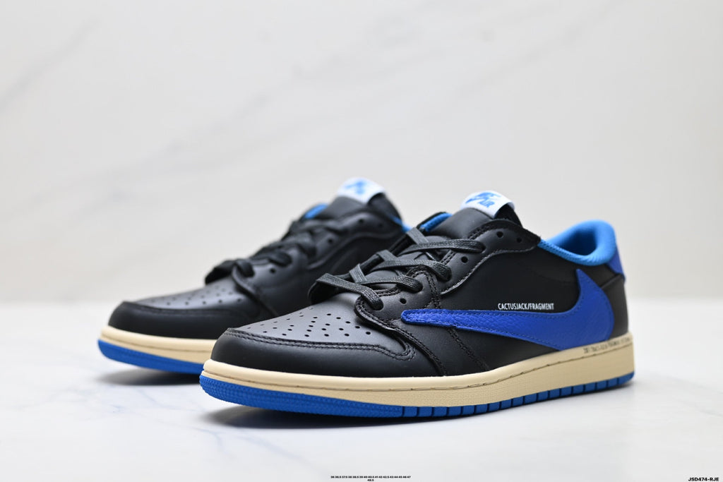 Nike Low-Top Sneakers Black Blue Beige Unisex Collaboration Edition Style 63