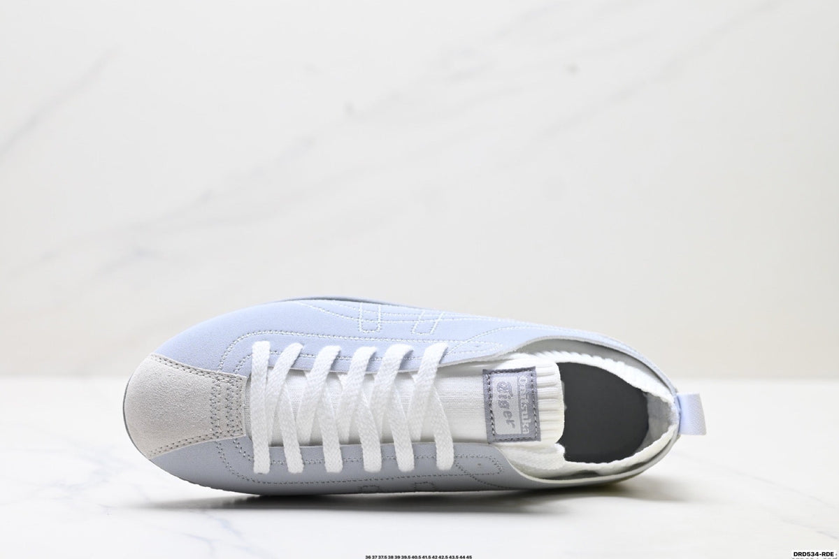 Onitsuka Tiger Low Profile Runner White Silver Unisex Shoes Style 31