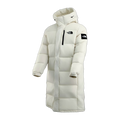 The North Face Color-Block Long Down Coat - White