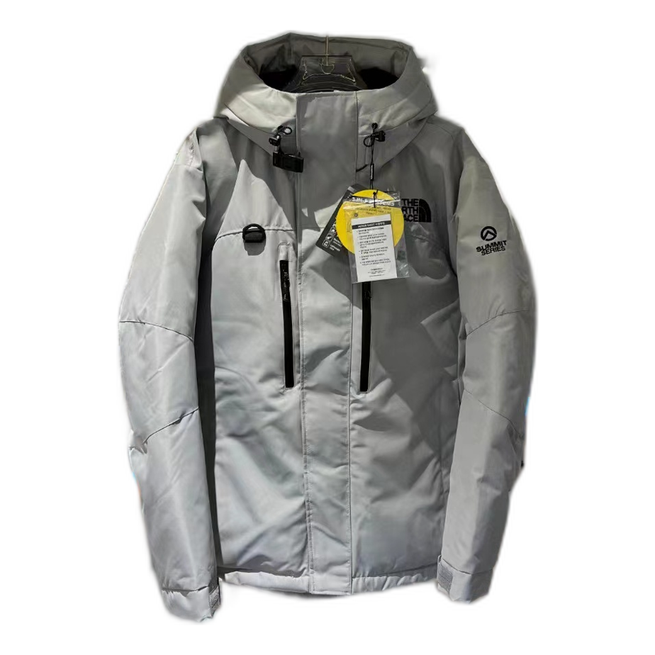 The North Face Himalayan Down Parka in Grey & White