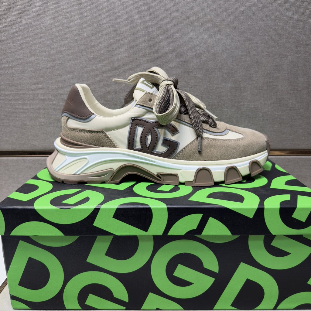 Dolce & Gabbana Taupe Chunky Sole Sneakers