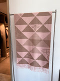 Vivienne Westwood Blush Pink Geometric Scarf