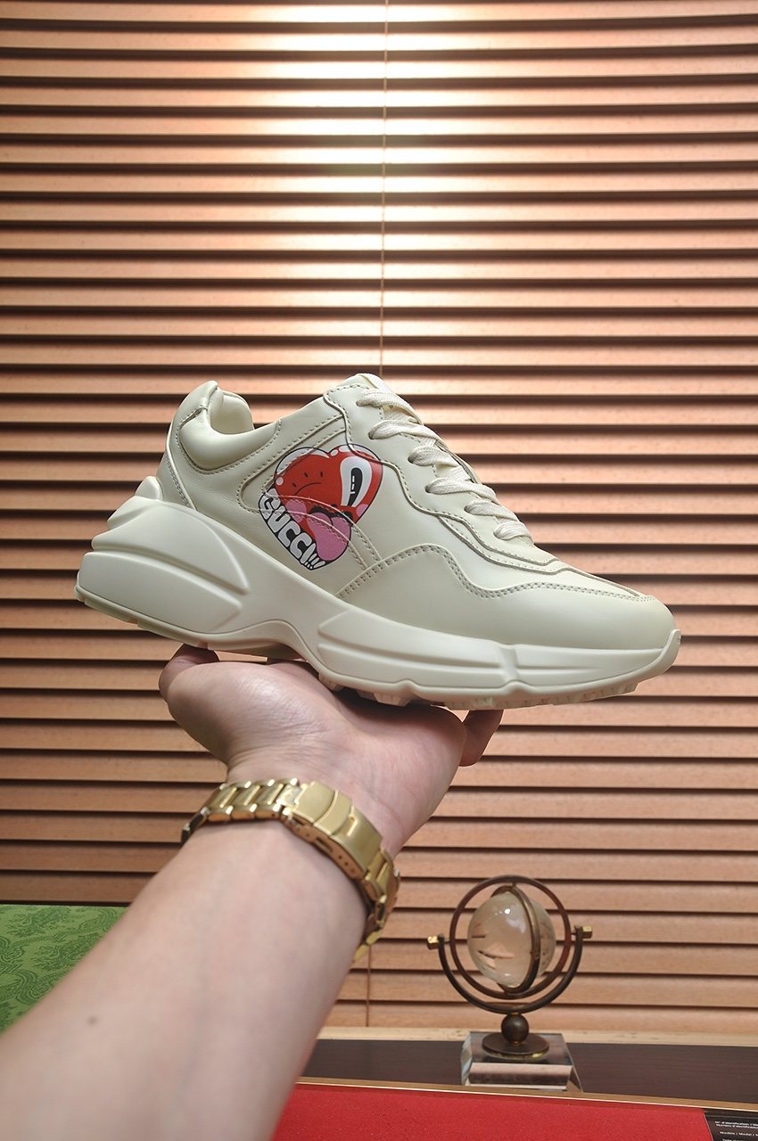 Gucci Heart & Cherry Chunky Sneakers
