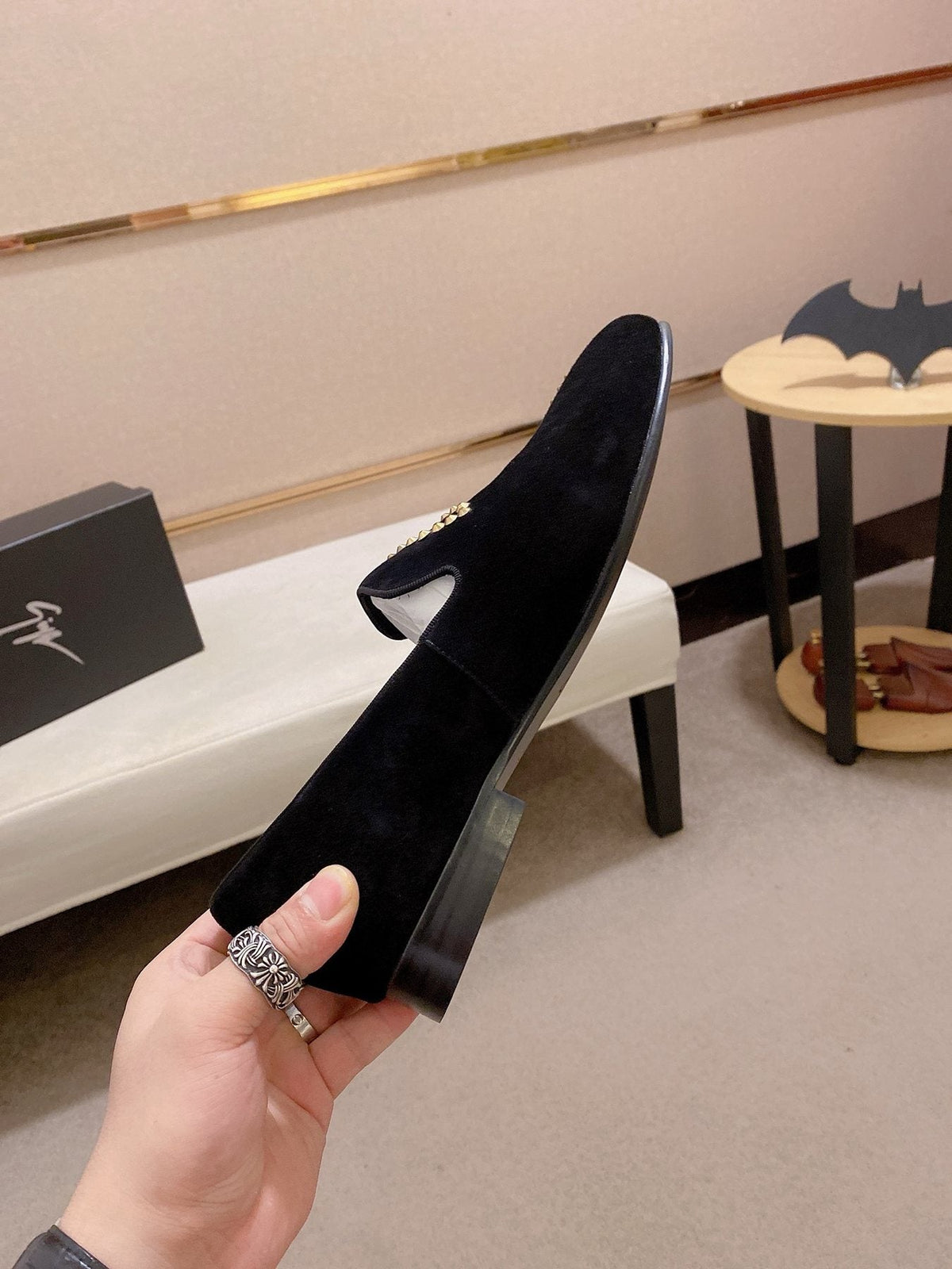 Giuseppe Zanotti Men's Rhinestone Loafers