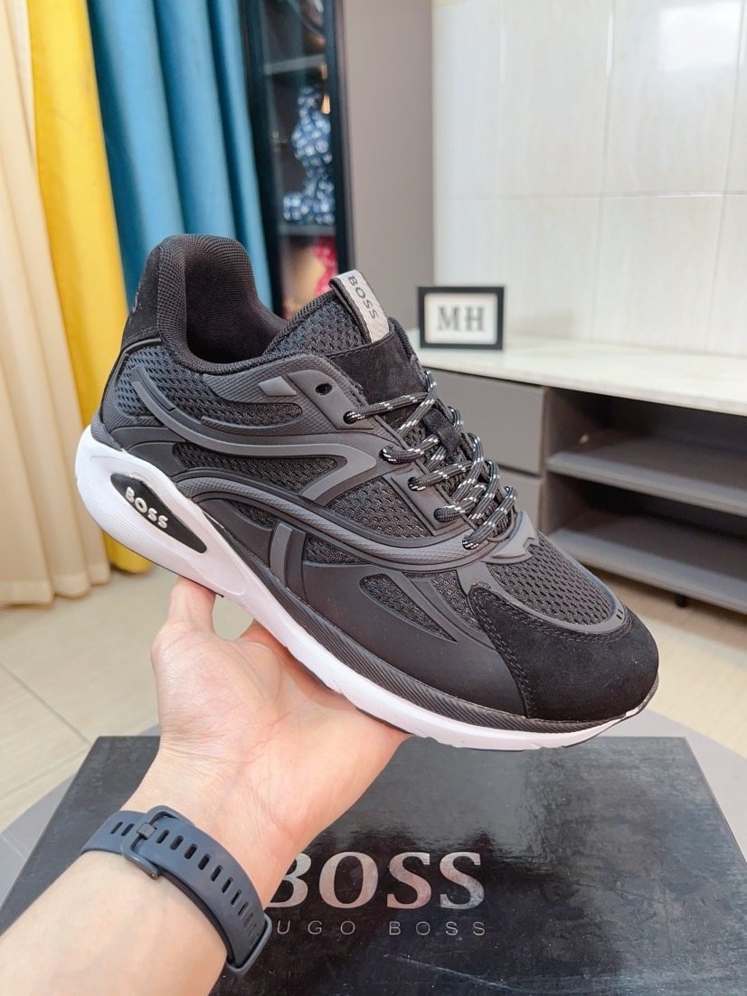 Hugo Boss Mesh Panel Sneakers