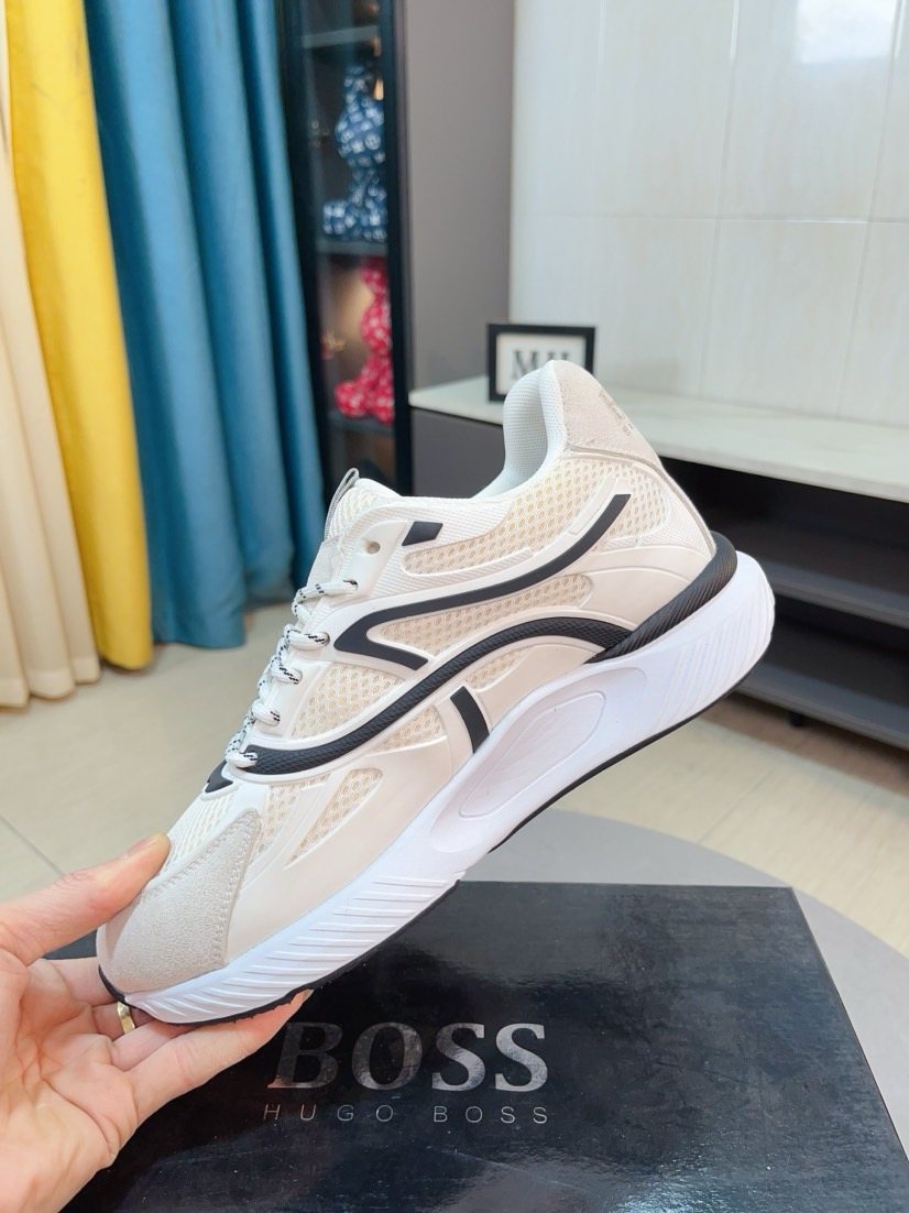 Hugo Boss Mesh Panel Sneakers