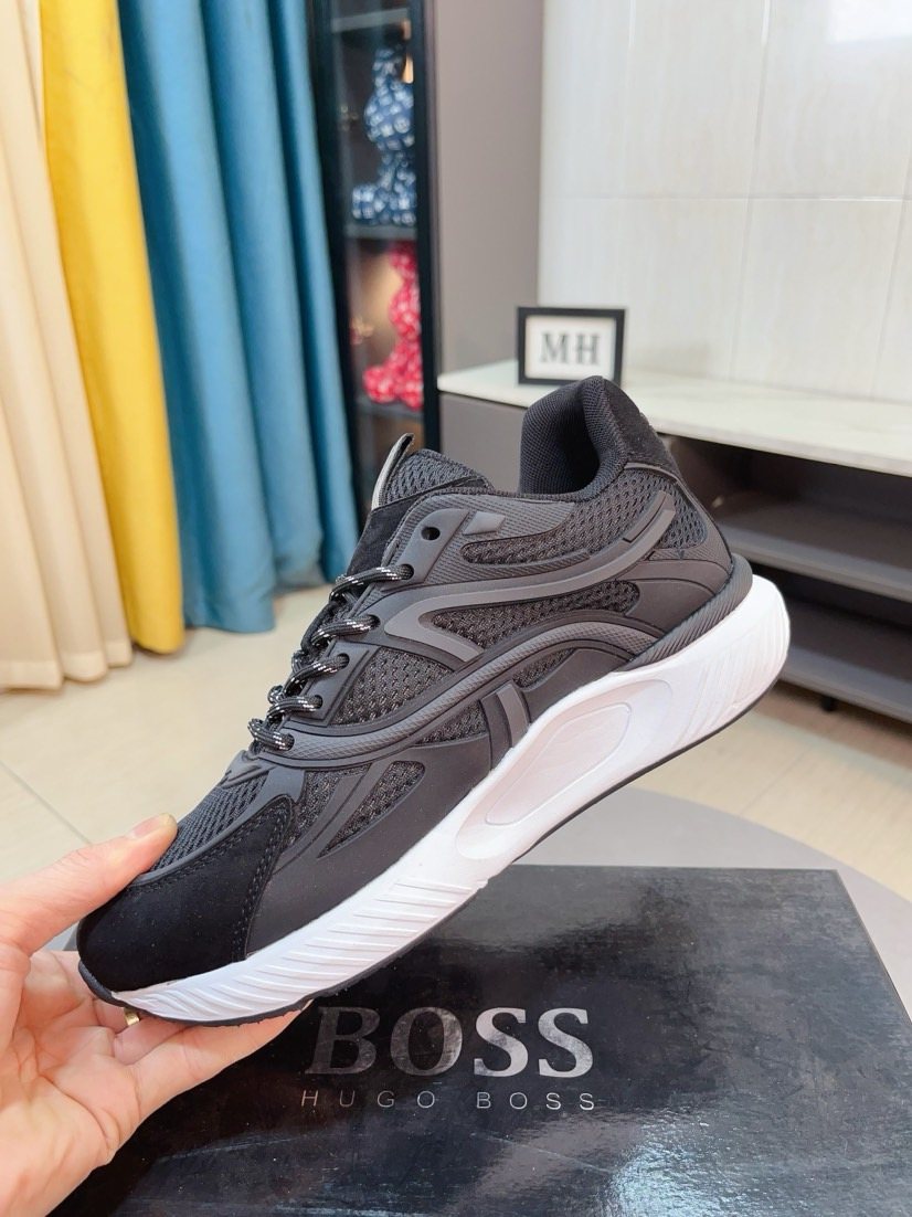 Hugo Boss Mesh Panel Sneakers
