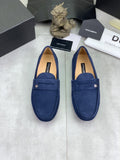 Dolce & Gabbana Men's Stitched-Toe Driving Loafers